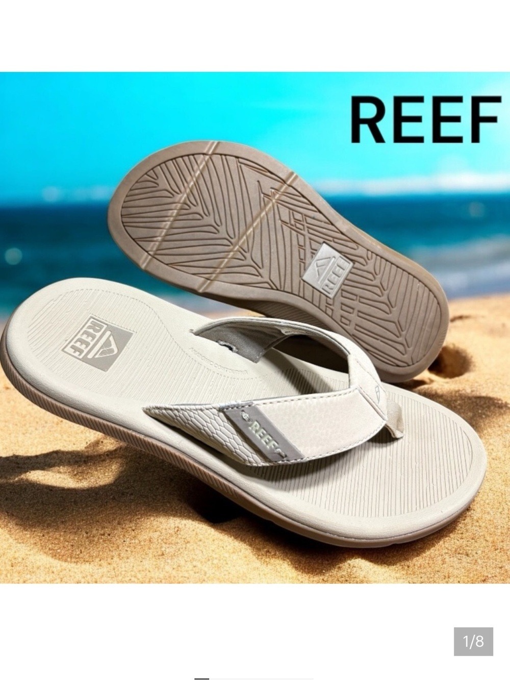 Reef-NWOT Santa Ana Men's Flip Flop
Sandals size 7 or women’s 8.5. New w/o tags!